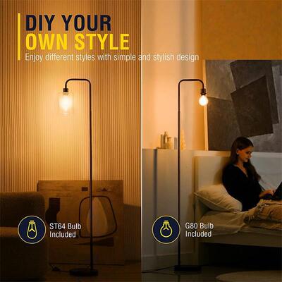 新落QL5039L地灯客厅沙款发复边美式古工业风卧地室立式灯落灯