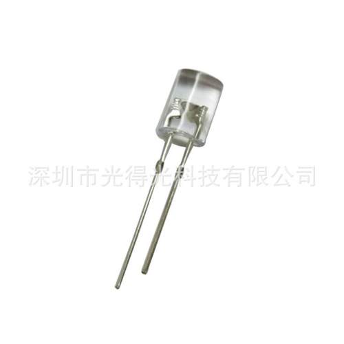 厂家直销 5MM内凹白发暖白色LED发光二极管灯珠 F5内凹led灯珠