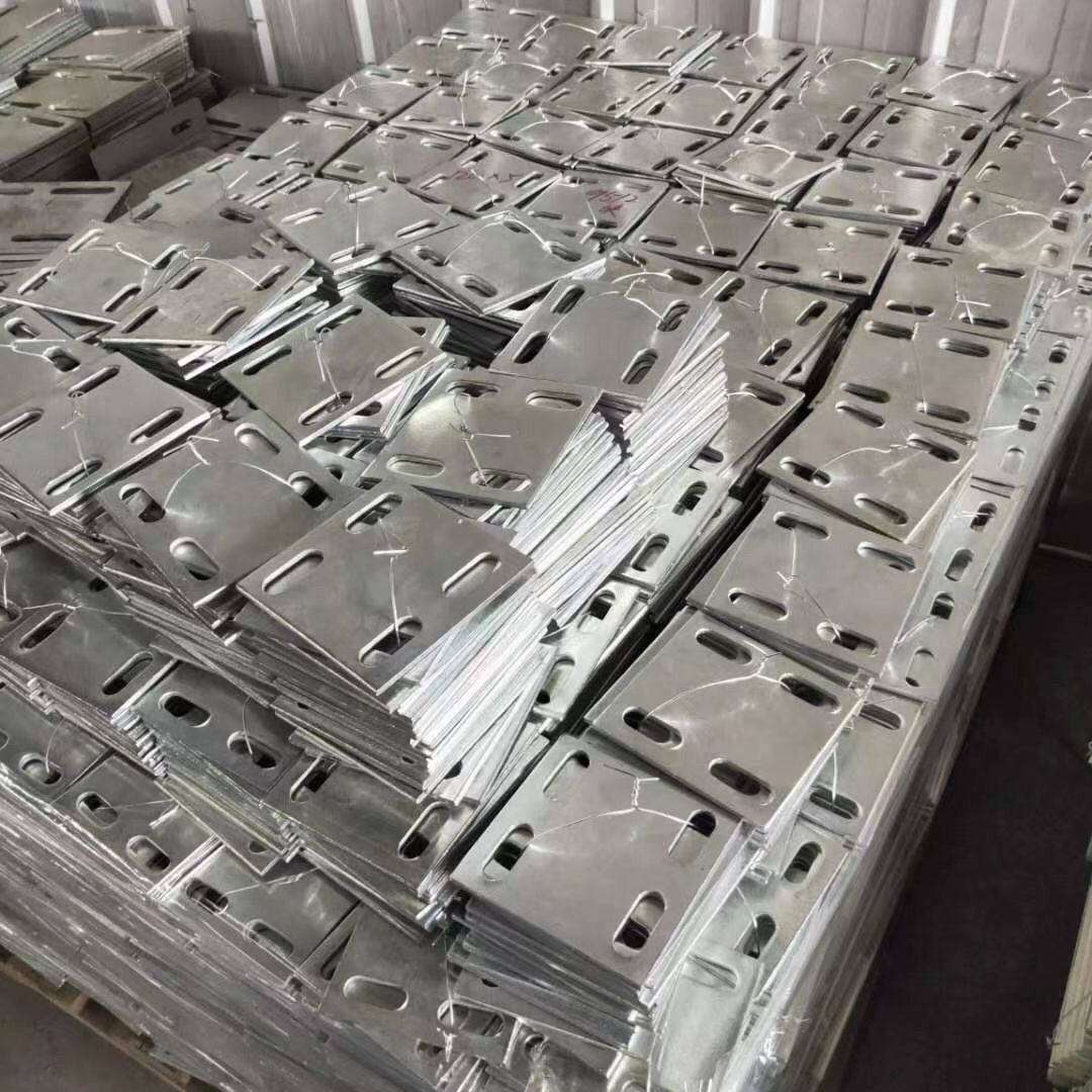 镀锌铁板预埋件幕墙配件钢管底座工程钢板钢结构连接件预埋板