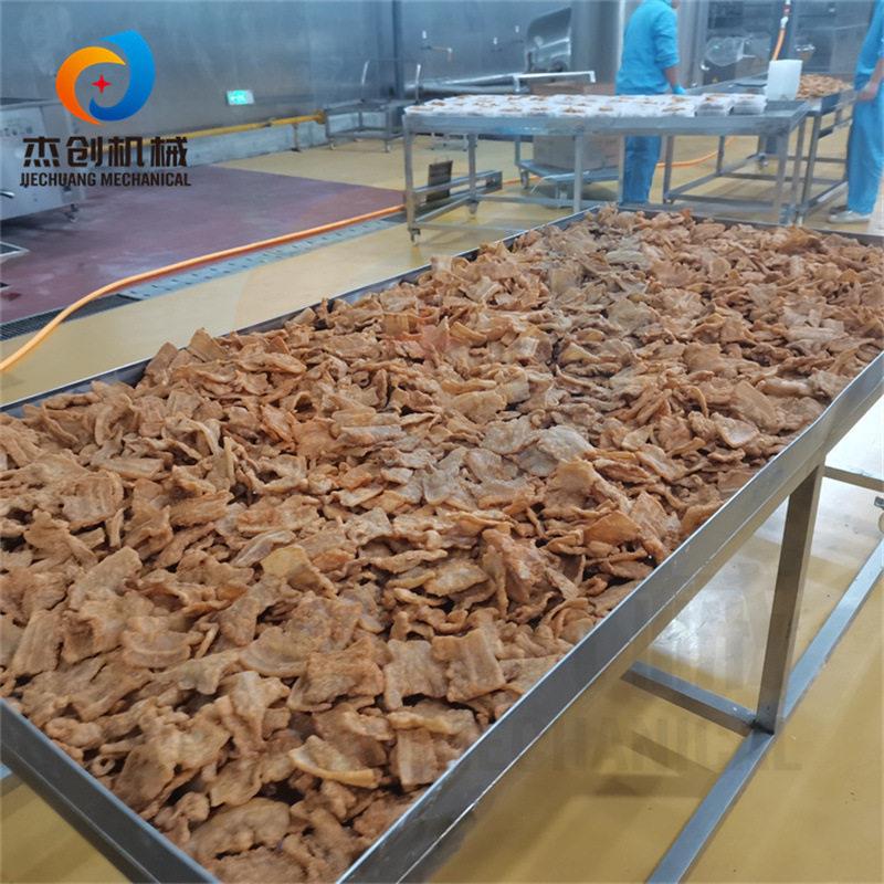东北锅包肉油炸机商用锅包肉预炸复炸流水线软里脊油炸设备