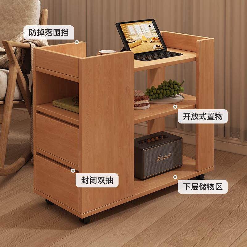 边几茶几可移动客厅茶水台茶水柜沙发旁边柜茶桌阳台小桌子小茶几