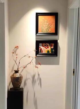 高级感法式中古风装饰画玄关书房复古组合艺术壁画餐厅样板间壁画