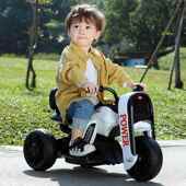 高档儿童电动摩托周岁生日礼物宝宝玩具车一遥三控六节男孩小孩车