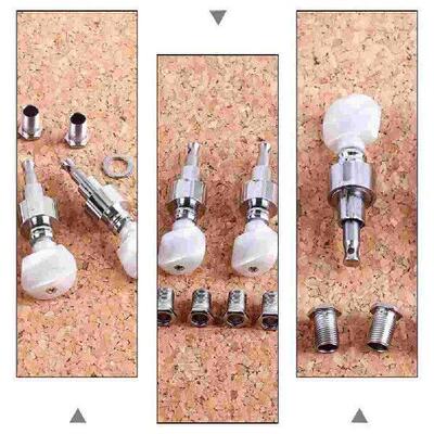 4 Pcs Banjo String Tuner Accessories Parts Buttons Machine