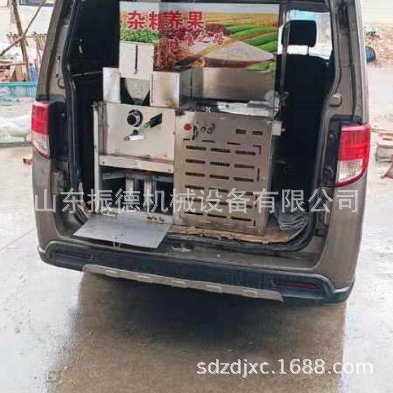 静音膨化机厂家 四缸五谷杂粮膨化机价格 莲藕酥爆米花机振德