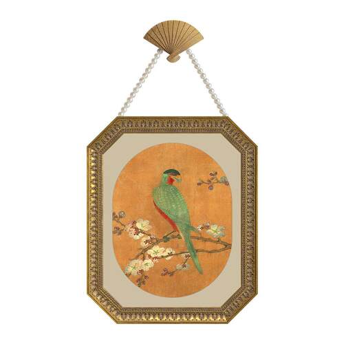 宋徽宗花鸟挂画东方古典法式中国风装饰画新中式玄关卧室床头壁画