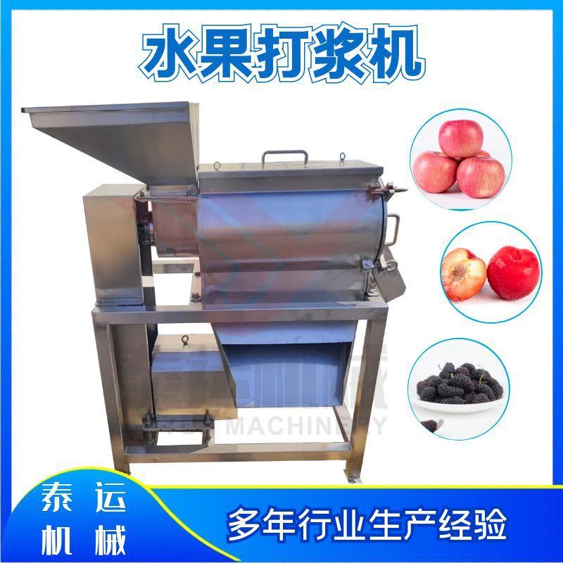 枸杞沙棘原浆单道打浆机桑葚蜜瓜制浆设备不老梅葡萄打泥打浆设备