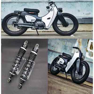 CG摩托车覆古改装后减震银钢拿铁幼兽CB110 250CC 阻尼可调避震器