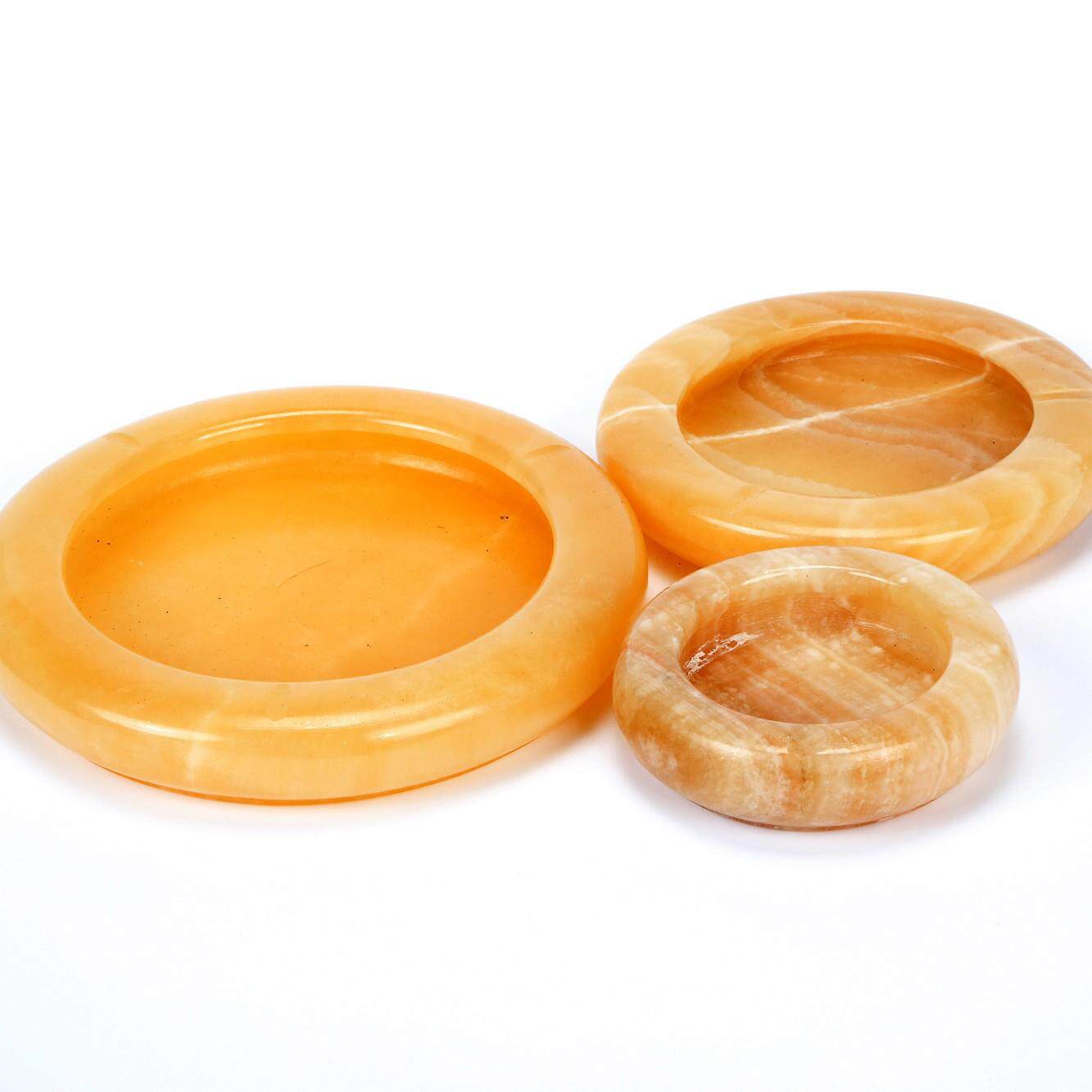 米黄玉烟灰缸玉石烟缸玉器跑江湖摆地摊货源