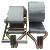 大型重型捆绑带加宽耐磨涤纶10吨拉力货车紧绳器棘轮拉紧器4寸