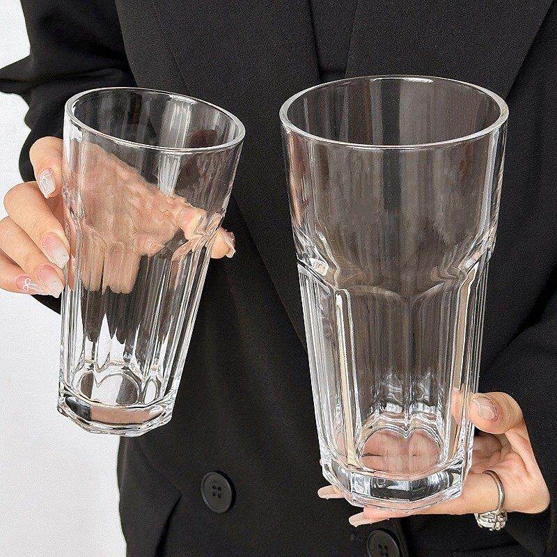 2026新款大容量八角杯柯林杯加厚直布罗陀杯子夏日水果茶杯冷饮果