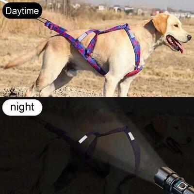 Reflective Pet Harness Night Safety Dog Harness Reflective