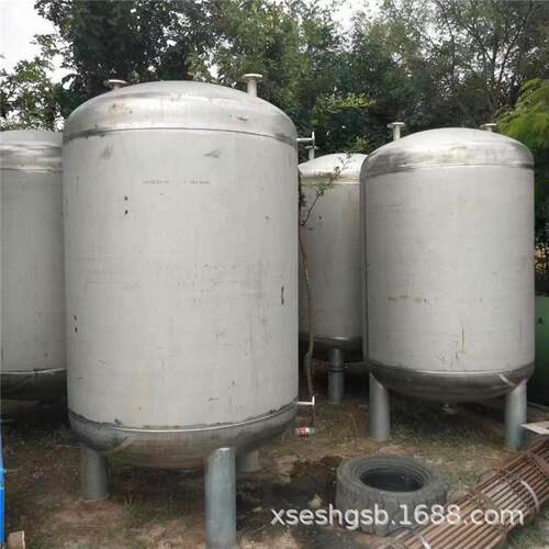 二手不锈钢立式液体果汁酒水牛奶纯水低温储气压力罐 cip清洗罐
