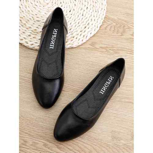 香港2025春秋新款百搭单鞋软底舒适职业气质工作鞋黑色不累脚女鞋