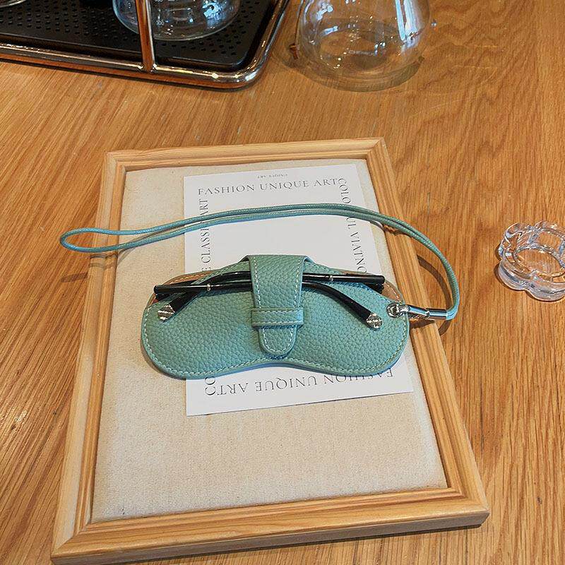 眼镜包便携ins眼镜盒抗压太阳墨镜收纳袋男女近视眼镜保护套挂脖