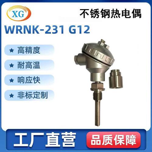 现货供应热电偶WRNK-231/G1/2高品质热电偶