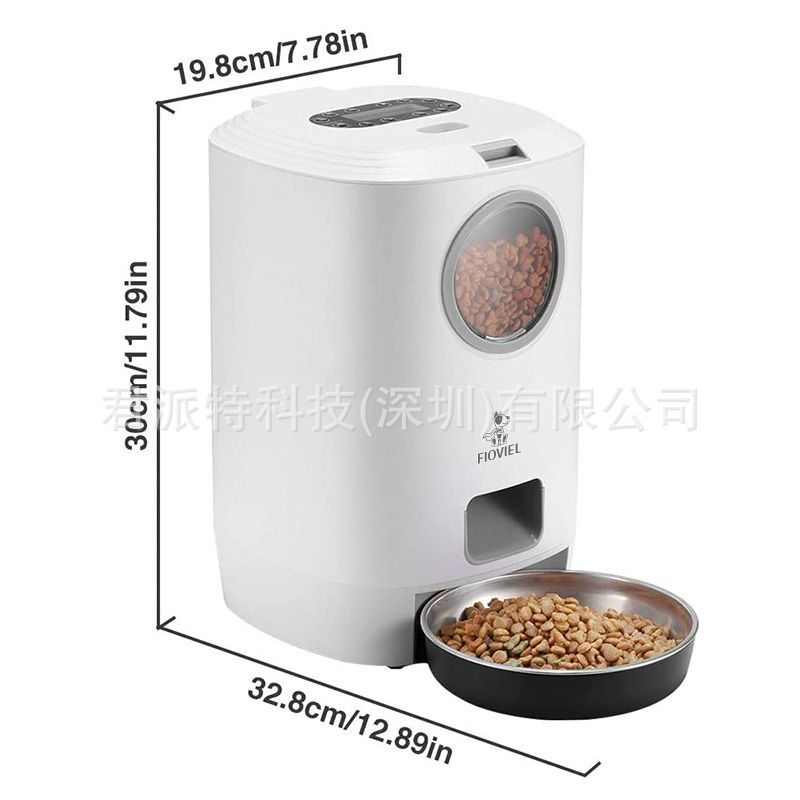 宠物4pet自动.设备喂自动智能 投食定量定时机5l食器feeder