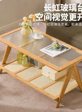 轻奢沙发边几客厅家用小茶几边桌复古角几实木床头置物阳台小桌子