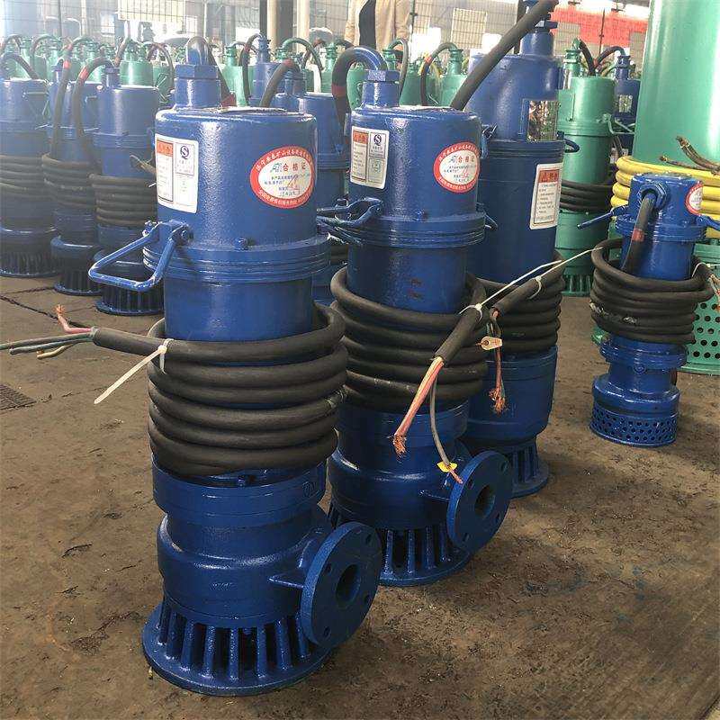 WQB防爆潜水排污泵大功率矿用排水潜污泵无堵塞泥浆污物泵