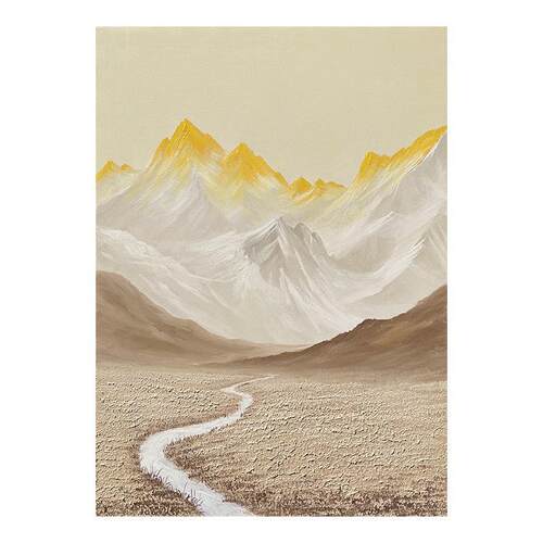 日照金山客厅装饰画山水画沙发背景墙落地壁画大幅玄关走廊挂画