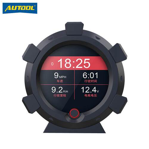 抬头显示器汽车通用车载坡度仪海拔仪速度gps卫星定位高精度