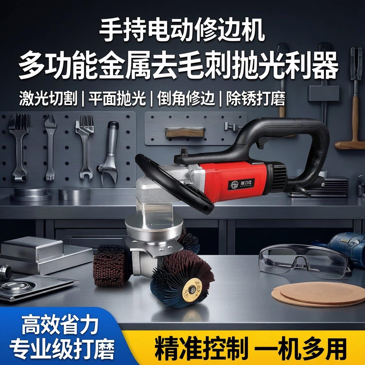 手持电动修边机平面抛光倒角激光切割去毛刺机金属去毛刺除锈打磨