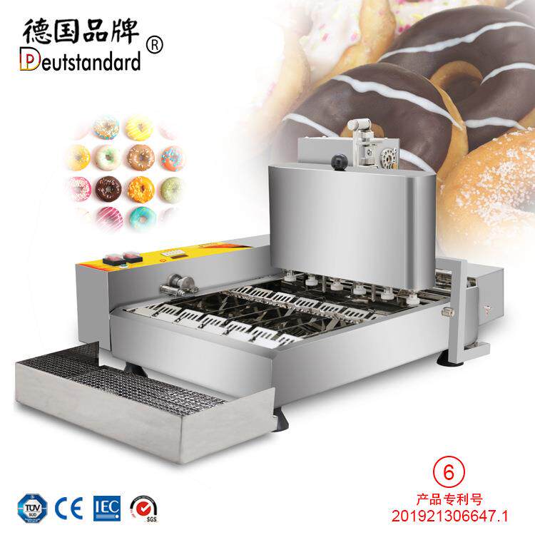 甜甜多圈机全自甜甜圈机拿迷你动滋自动成型油炸甜麦圈机油炸机