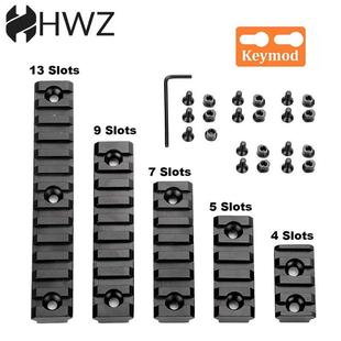 keymod系统20mm导轨条铝合金材质护木条皮轨片支架夹底座