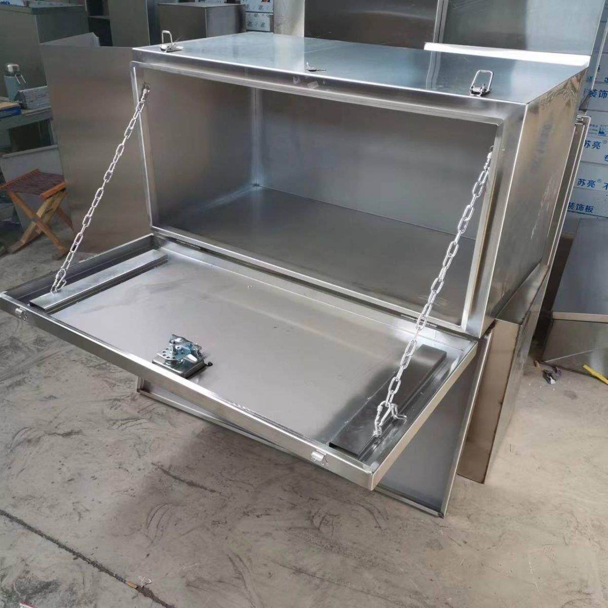 货车专用不锈钢工具箱车载工具箱半挂车加大工具箱防水满焊