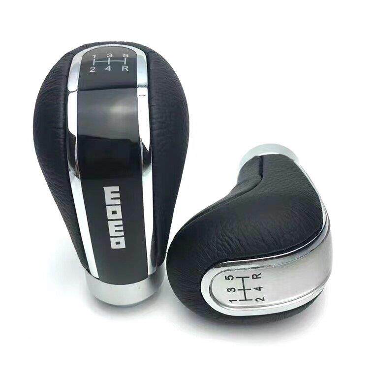 汽车排挡头手动5挡通用换档把手头个性改装排挡杆真皮自动挡挂换