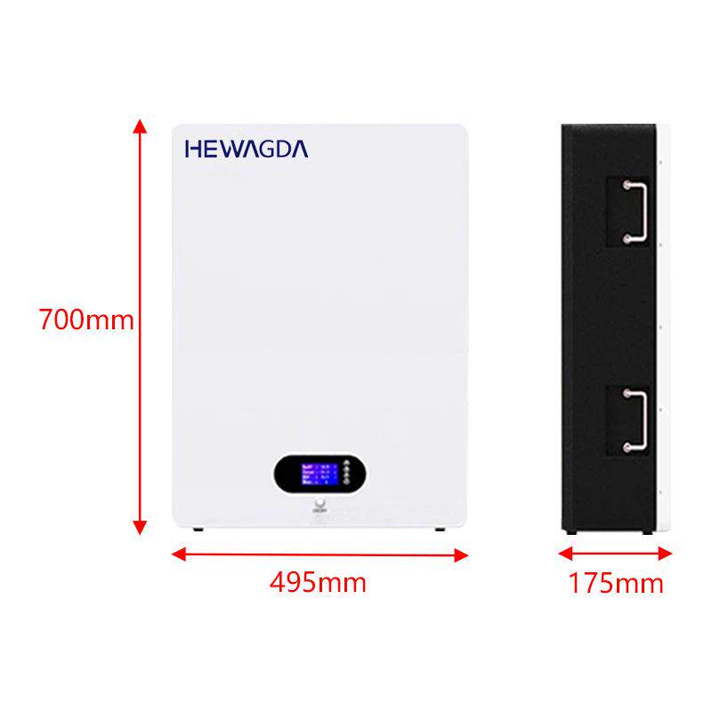7.2KWH壁挂式48v150ah/200ah电池组太阳能发电磷酸铁锂离子电池