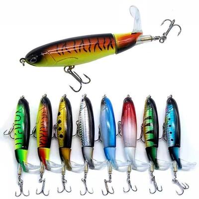 Lure Bait Surface System Tractor Perch Propeller Far Throw S