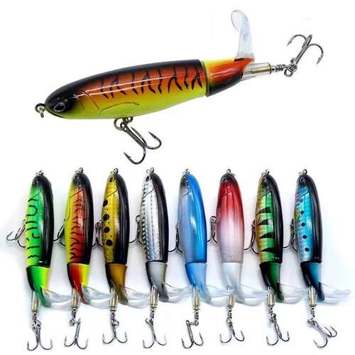 Lure Bait Surface System Tractor Perch Propeller Far Throw S