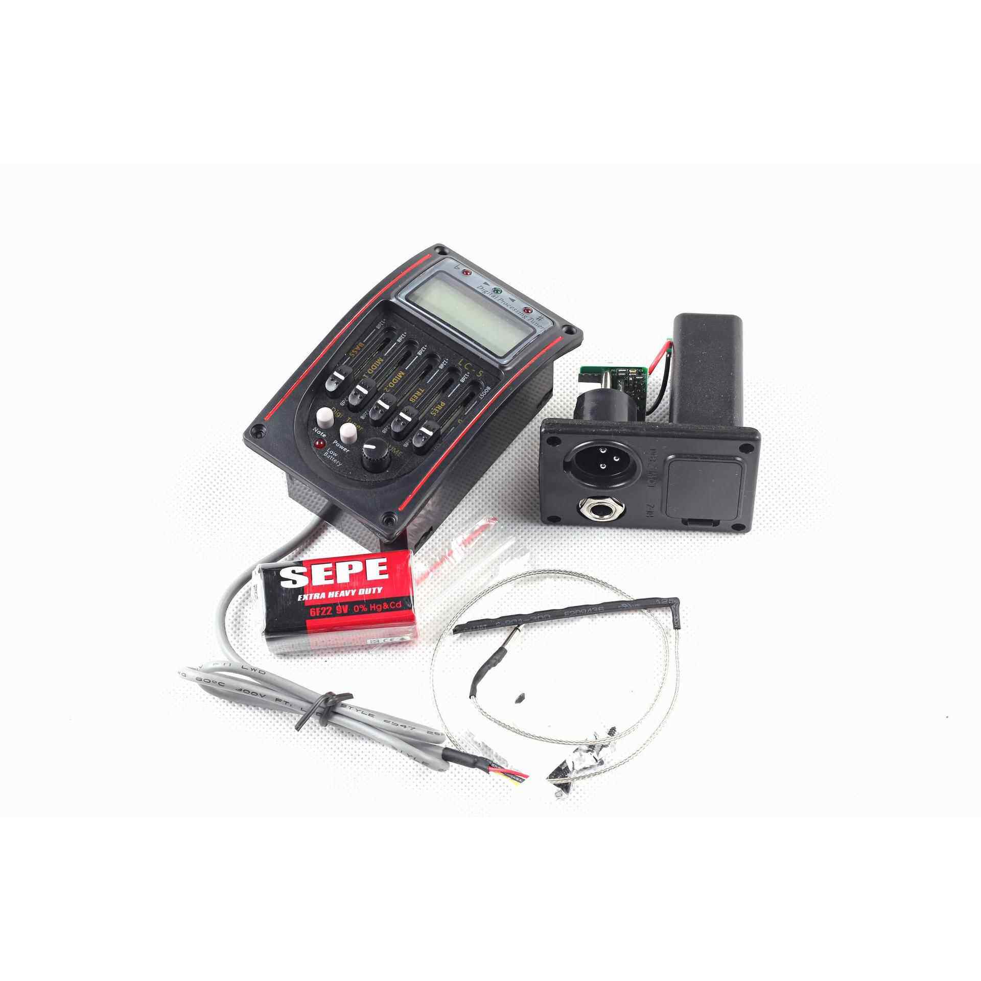 LC-5 拾音器 五段木吉他拾音器 5段民谣吉他EQ
