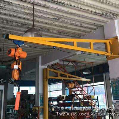 东莞厂家专业安装各种墙壁式挂墙悬臂吊单臂起重升降机500Kg