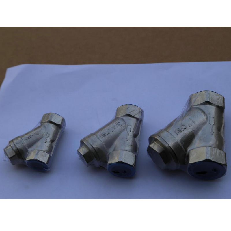 管道污水过滤器压缩空气不锈钢微型过滤器工业管式石油过滤器