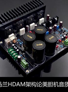 经典再现马兰HDAM甜美人声功放 发烧功放板原装场效应输入管
