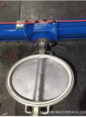 D671X-16P气动软密封对夹蝶阀D671X水用管道蝶阀中线蝶阀