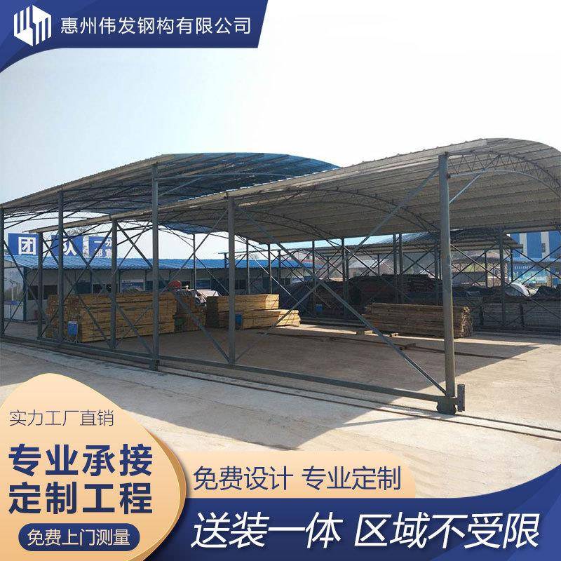 广东搭建工厂铁皮棚彩钢棚工地钢结构铁皮蓬农贸市场定制钢结构棚