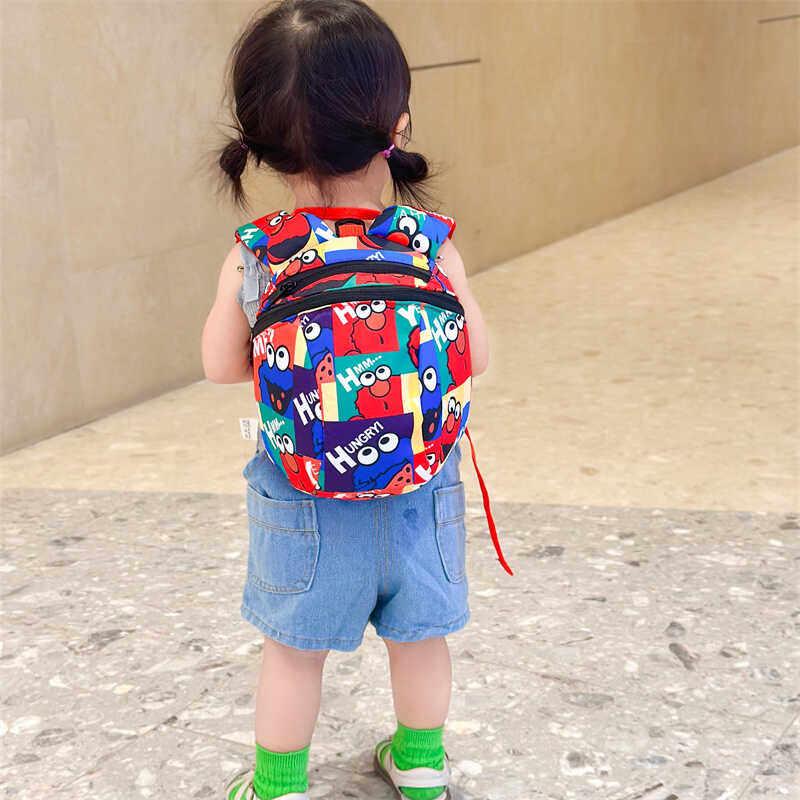 宝宝包包外出1-2岁婴儿可爱防走失背包牵引绳儿童书包幼儿园小班