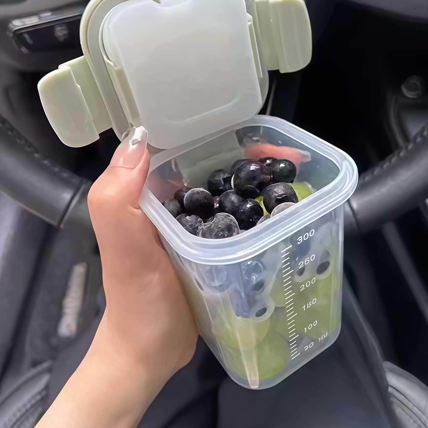 【自带冰盒】保鲜盒水果便当盒辅食密封盒食品级上班带饭轻便饭盒