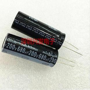 200V680UF全新电容直插铝电解电容680UF 200V 体积18X45mm