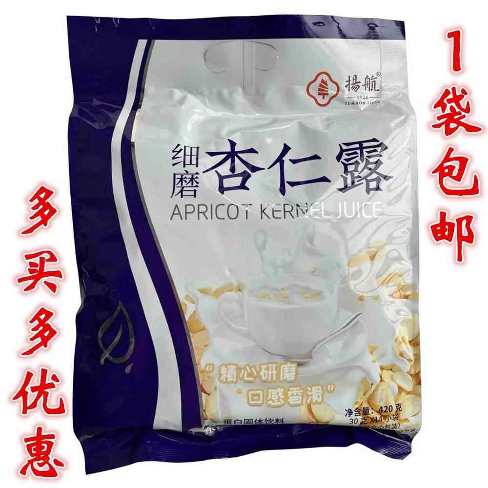 扬航细磨杏仁露420g速溶蛋白固体饮料早餐杏仁霜手磨杏仁粉14小包,咖啡/麦片/冲饮,天然粉粉食品,淘宝优惠券,粉丝福利购,淘宝优惠卷