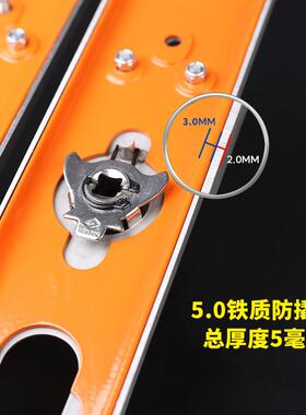 盗锁门把手30不锈钢门锁通4用型面DBP板加厚老式大门拉手手防柄木