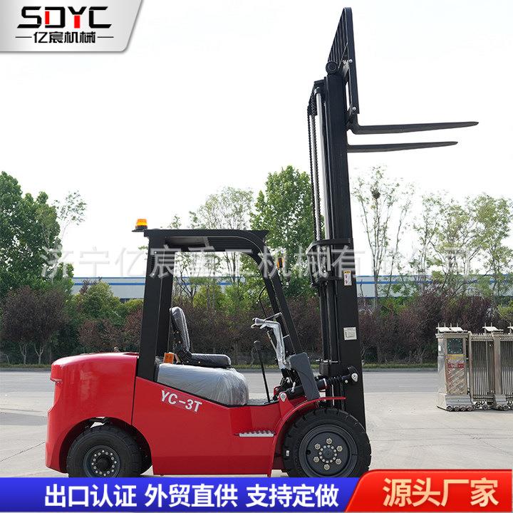 四轮柴油叉车3吨5吨座驾式平衡重内燃叉车港口码头液压柴油装卸车