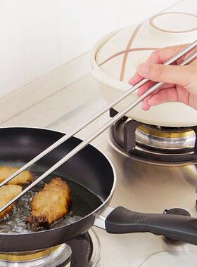 304家用长筷子 捞面筷 油炸筷子 36cm特长不锈钢捞面加长火锅筷子