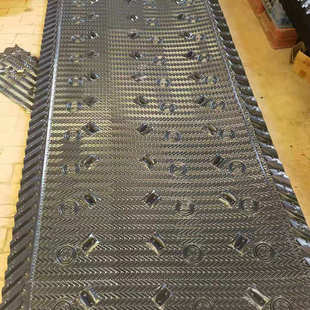 冷却塔填料 方形圆型凉水塔横流点波散热片 pvc点波淋水填料