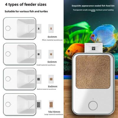 安信宝自动喂鱼远i程智能Wif鱼小定器时缸喂鱼器喂鱼龟RZX神器