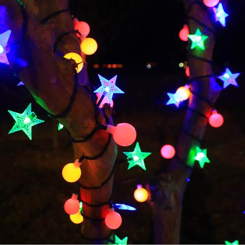 太阳能星星灯led小彩灯闪灯户外家用装饰庭院阳台花园防水满天星 - 封面