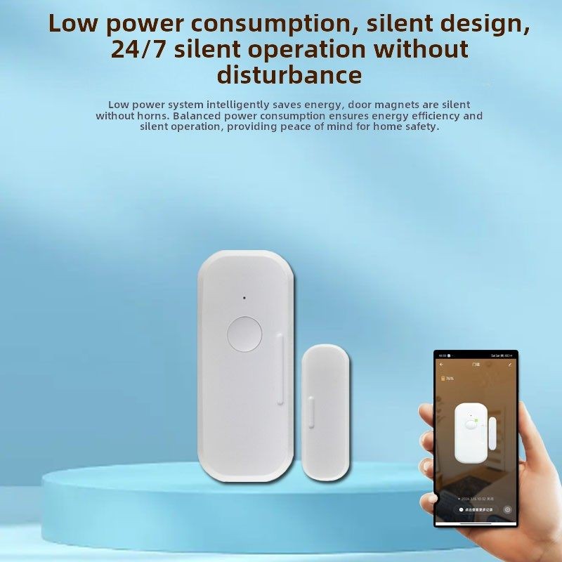 涂鸦智能网络WIFI无线门磁报警器手机APP推送信息查看门窗开关提